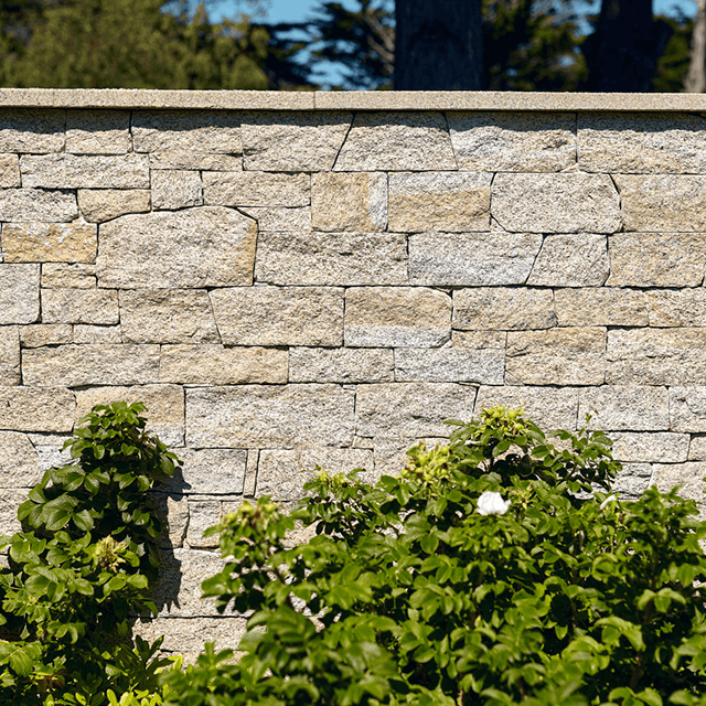 Muro de jardín granito