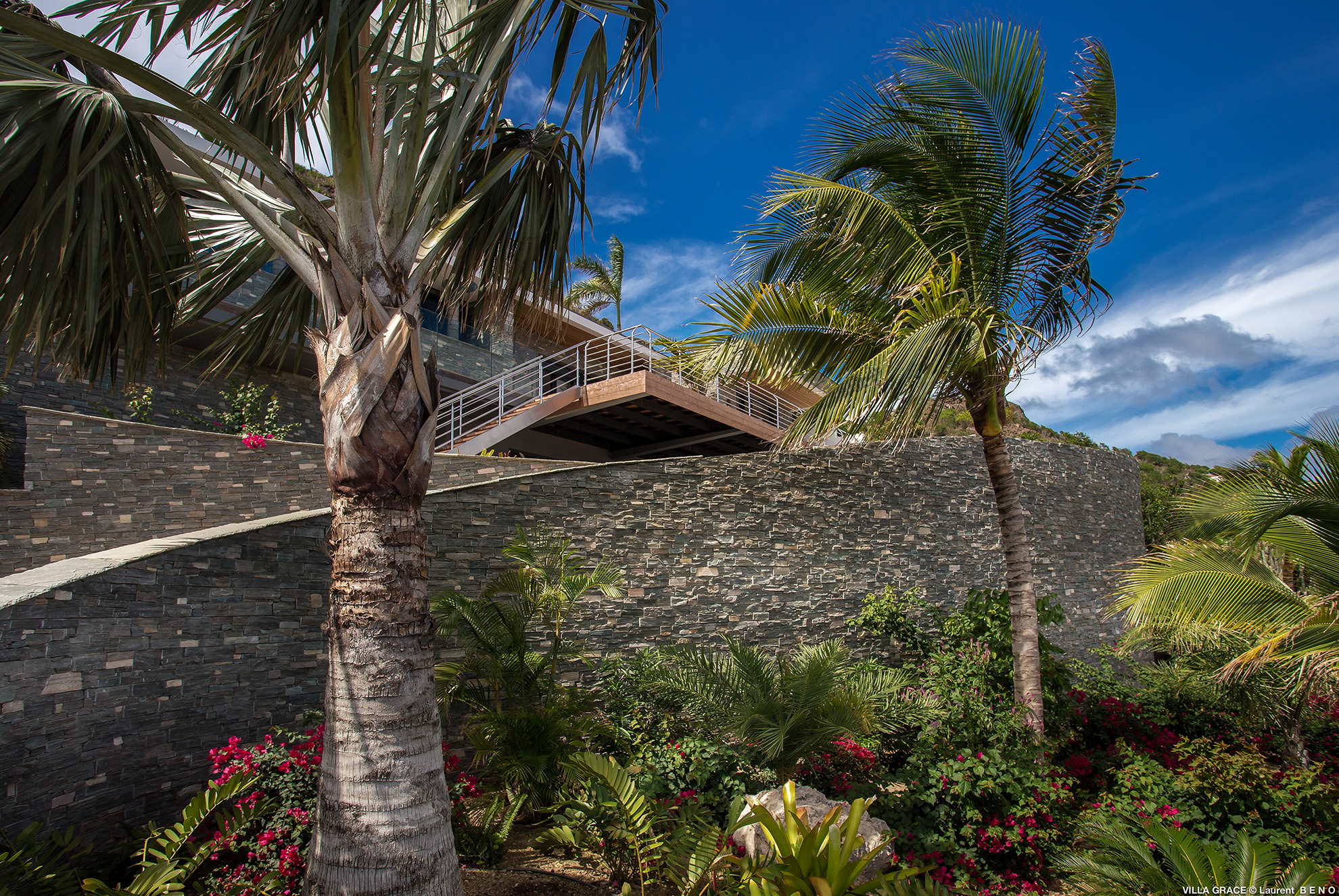 Stonepanel Nordic en los muros de esta villa de lujo